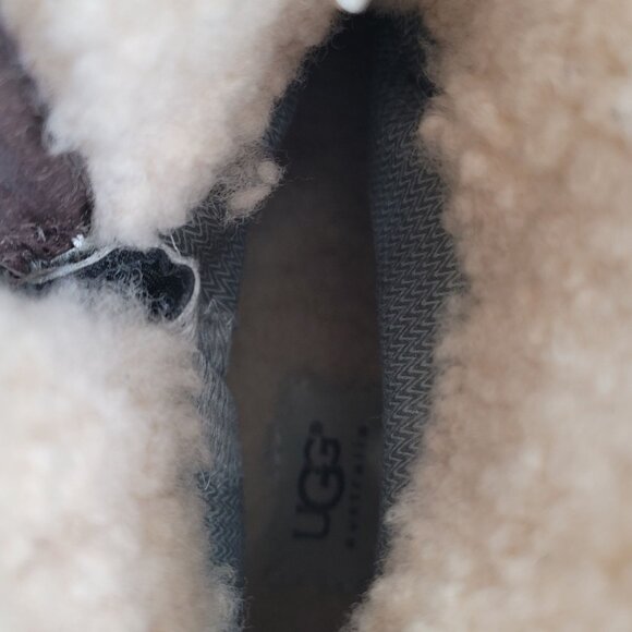 UGG Women's Brown Bellegarde Winter Rain Boots S/N 1001731 US Size 8 - Picture 8 of 11